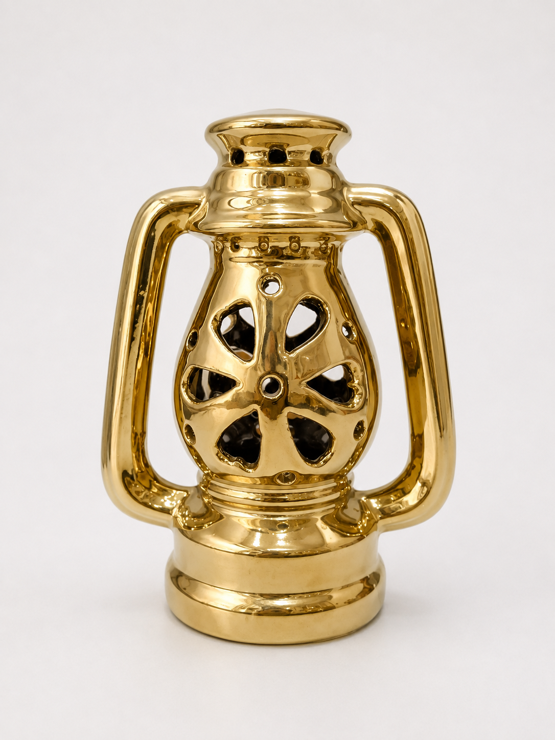 Gold Ceramic Decorative Fanas