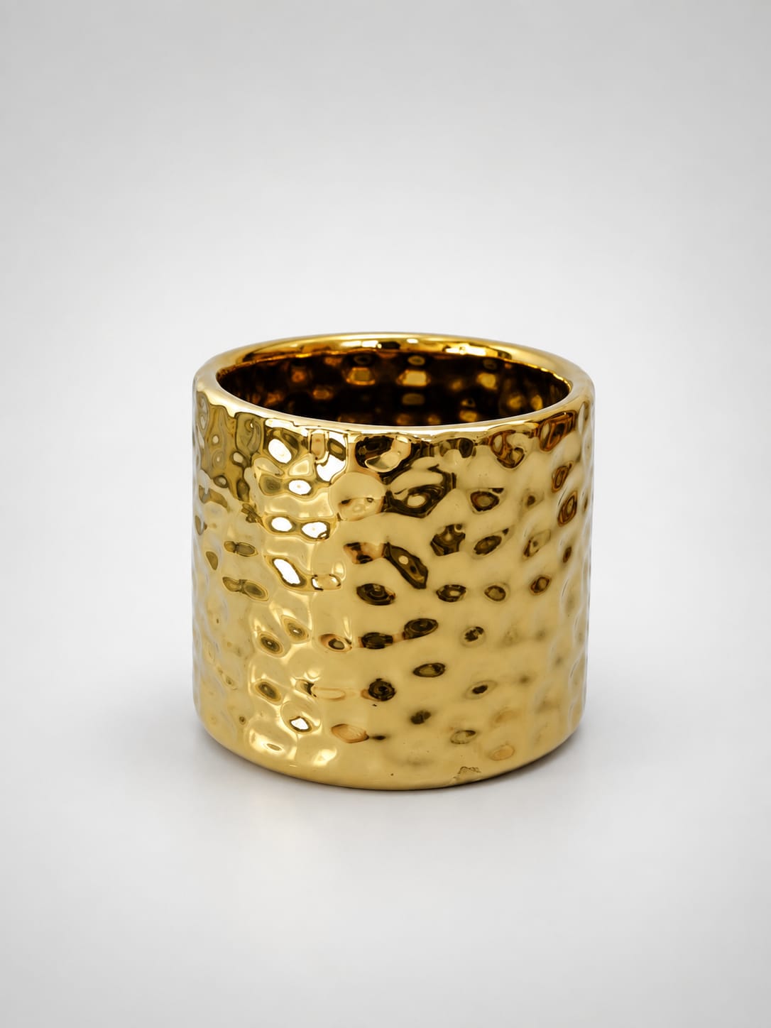 Medium Gold Table Pot
