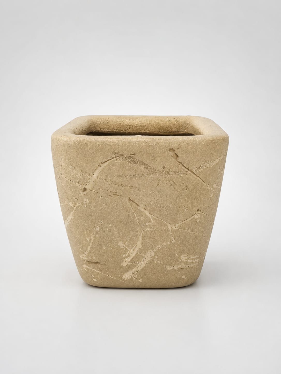 Rough Texture Dull-Gold Medium Pot