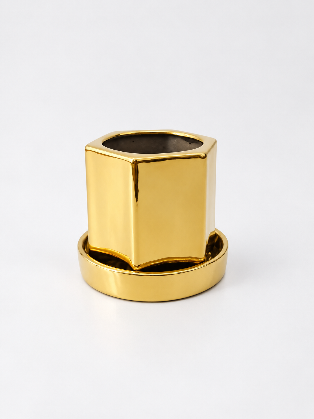 Six-Part Gold Table Pot